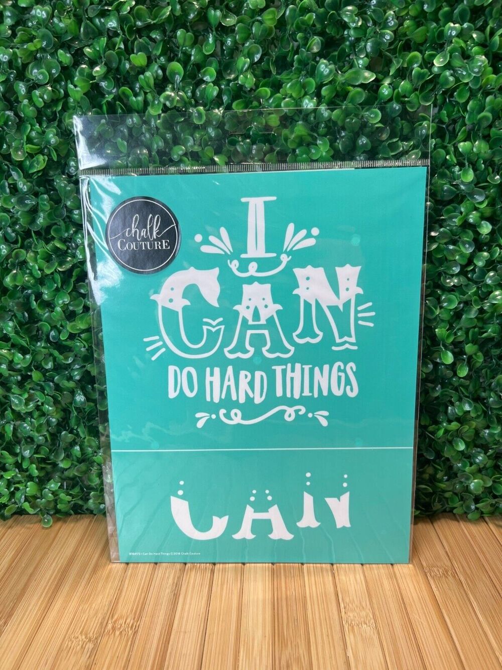 New Chalk Couture Transfer "I Can Do Hard Things" New Years Resolutions Craft